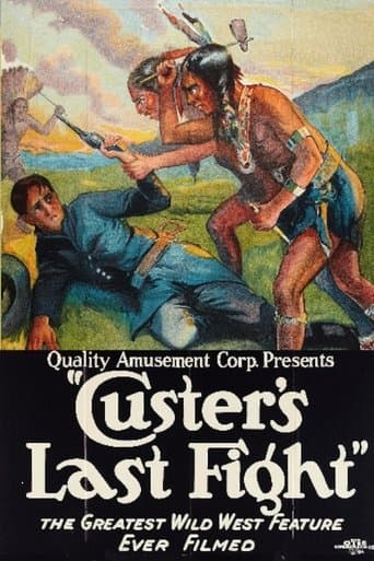 Movie poster for Custer's Last Fight