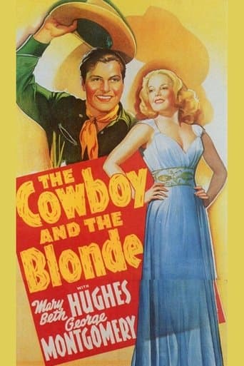 Movie poster for The Cowboy and the Blonde
