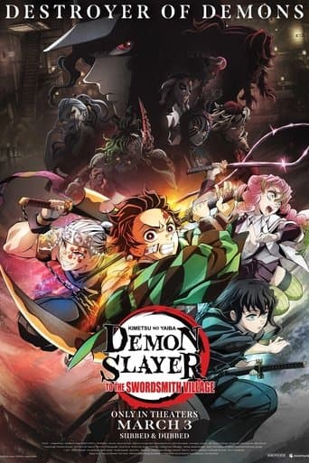 Movie poster for Demon Slayer: Kimetsu no Yaiba -To the Swordsmith Village-