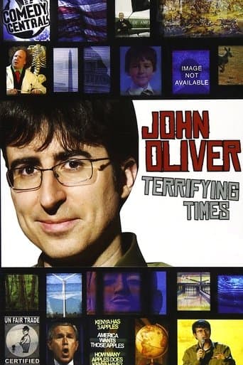 Movie poster for John Oliver: Terrifying Times