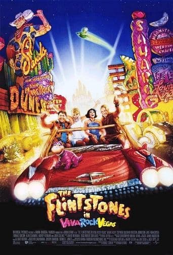 Movie poster for The Flintstones in Viva Rock Vegas