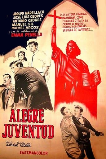 Movie poster for Alegre juventud