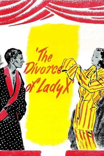 Movie poster for The Divorce of Lady X