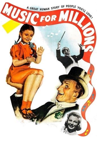 Movie poster for Music for Millions