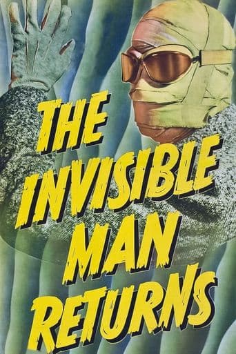 Movie poster for The Invisible Man Returns