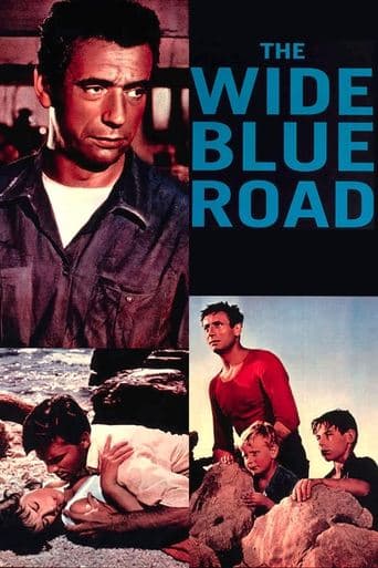 Movie poster for The Wide Blue Road