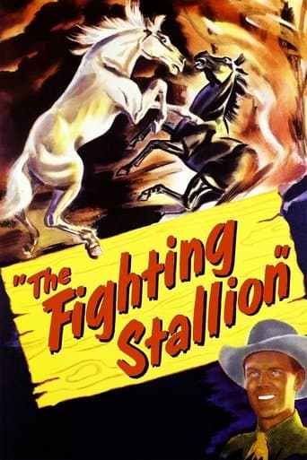 Movie poster for The Fighting Stallion