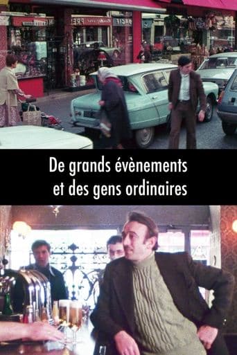 Movie poster for Of Great Events and Ordinary People