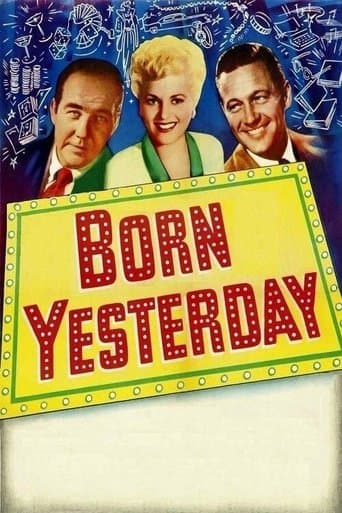 Movie poster for Born Yesterday