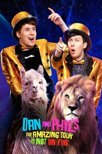 Movie poster for Dan and Phil's The Amazing Tour is Not on Fire