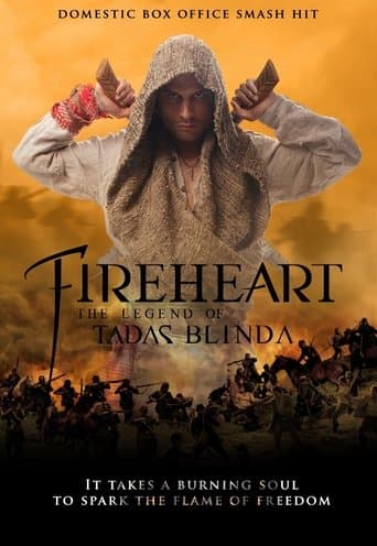 Movie poster for Fireheart: The Legend of Tadas Blinda