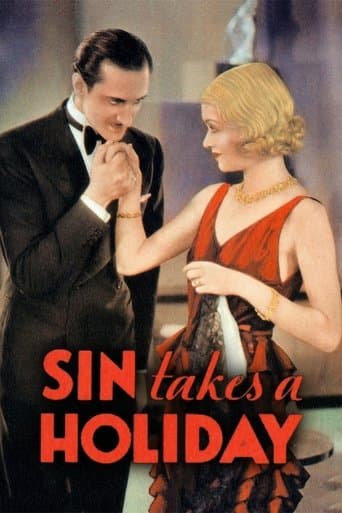 Movie poster for Sin Takes a Holiday