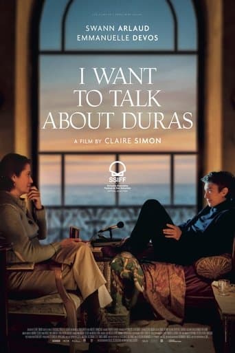 Movie poster for I Want to Talk About Duras