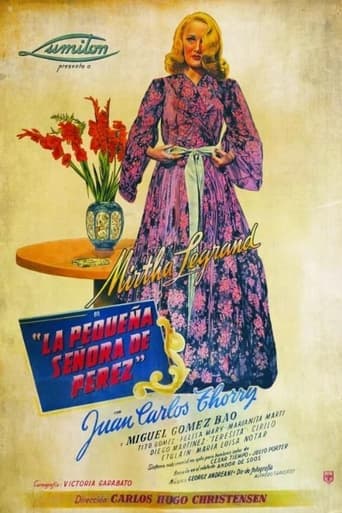 Movie poster for La pequeña señora de Pérez