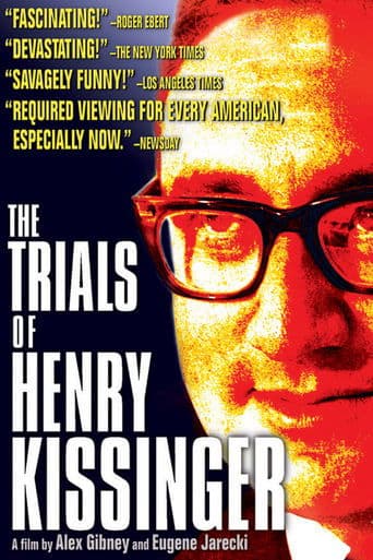Movie poster for The Trials of Henry Kissinger