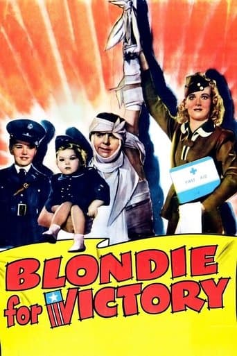 Movie poster for Blondie for Victory