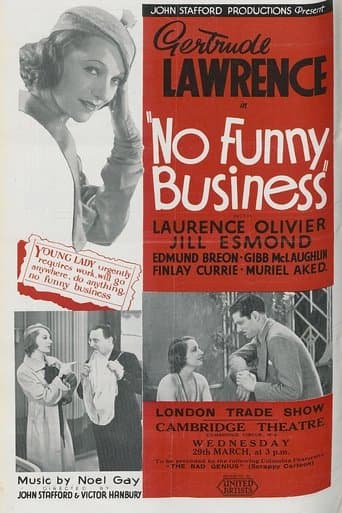 Movie poster for No Funny Business