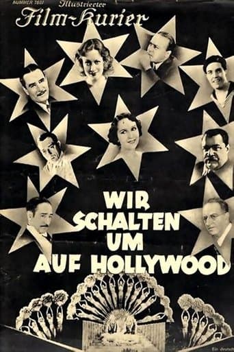 Movie poster for We're switching to Hollywood