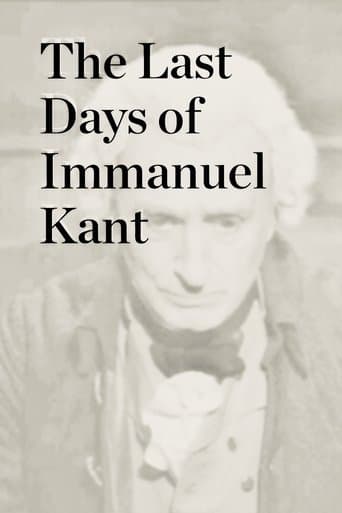 Movie poster for The Last Days of Immanuel Kant