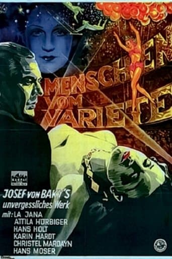 Movie poster for Menschen vom Varieté