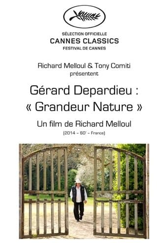 Movie poster for Gérard Depardieu, grandeur nature
