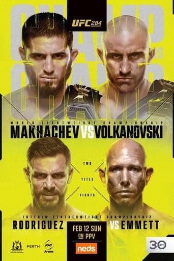 Movie poster for UFC 284: Makhachev vs. Volkanovski