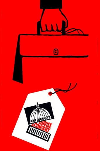 Movie poster for Advise & Consent
