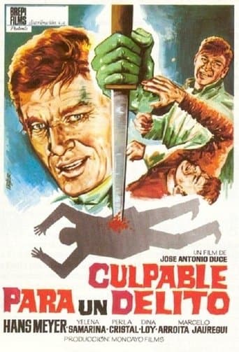 Movie poster for Culpable para un delito