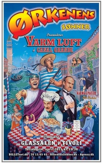 Movie poster for Ørkenens Sønner: Varm luft i Canal Grande