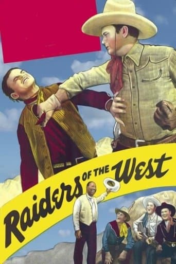 Movie poster for Raiders of the West