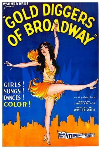 Movie poster for Gold Diggers of Broadway