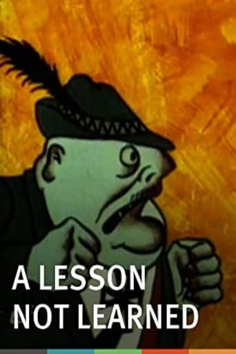 Movie poster for A Lesson Not Learned