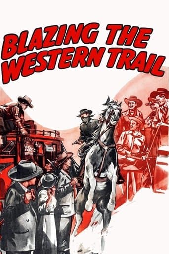 Movie poster for Blazing the Western Trail