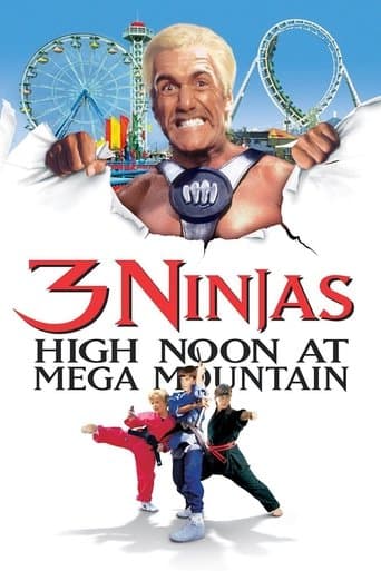 Movie poster for 3 Ninjas: High Noon at Mega Mountain