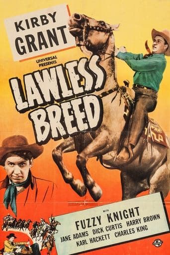 Movie poster for Lawless Breed