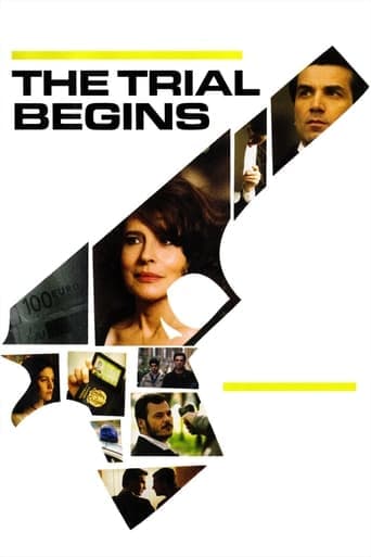 Movie poster for The Trial Begins