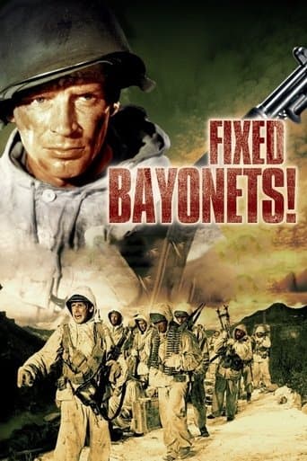 Movie poster for Fixed Bayonets!