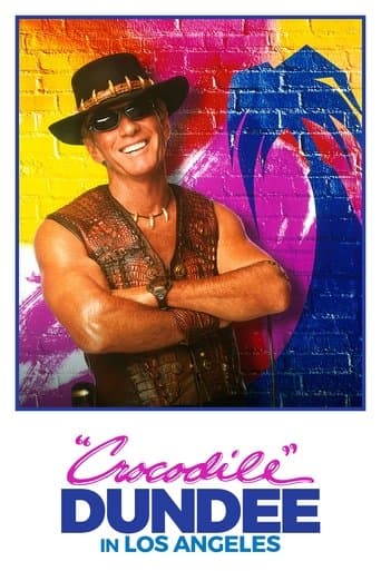 Movie poster for Crocodile Dundee in Los Angeles
