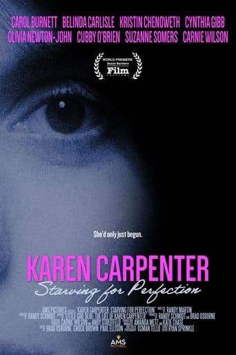 Movie poster for Karen Carpenter: Starving for Perfection