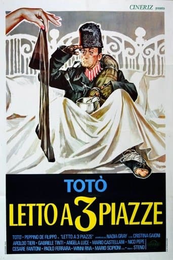 Movie poster for Letto a tre piazze