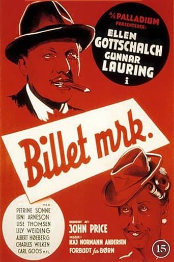 Movie poster for Billet mrk.