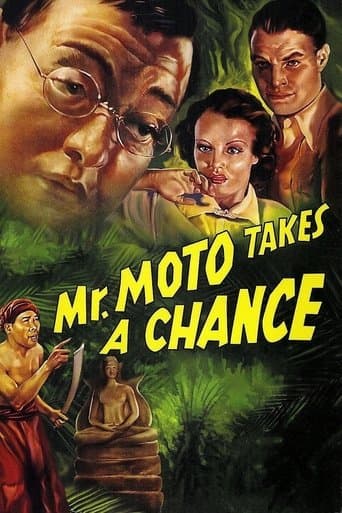 Movie poster for Mr. Moto Takes a Chance