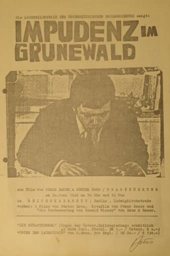Movie poster for Impudence in Grunewald