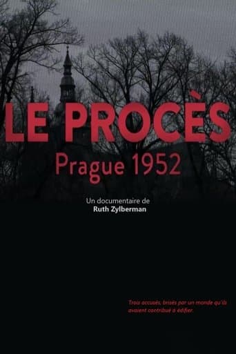 Movie poster for Le procès - Prague 1952