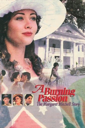 Movie poster for A Burning Passion: The Margaret Mitchell Story