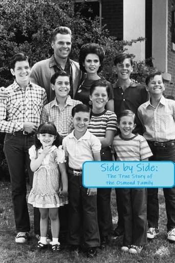 Movie poster for Side by Side: The True Story of the Osmond Family