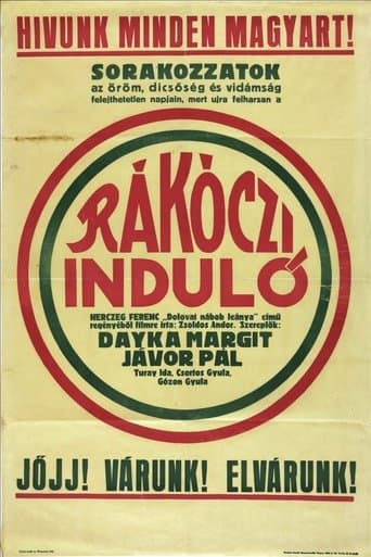 Movie poster for Rákóczi induló