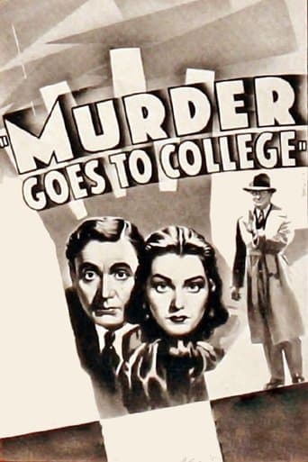 Movie poster for Murder Goes to College