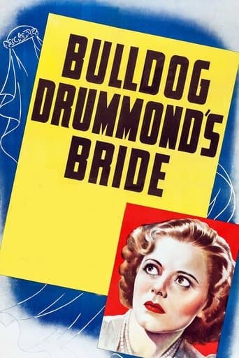 Movie poster for Bulldog Drummond's Bride