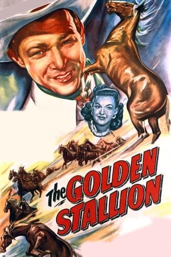 Movie poster for The Golden Stallion